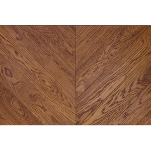 Паркетная доска французская елка стабилизированная Vivat Parquet дуб селект 023 14х120х600 мм